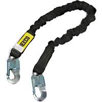Arc Flash Lanyard, 6', Locking Snap Hook Center, Locking Snap Hook Leg Ends, Nylon Haskins Industrial Inc.