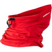 Workskin Neck Gaiter, Red, Polyester Haskins Industrial Inc.