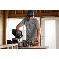 Hybrid Work Tee Shirt, Men's, Small, Grey Haskins Industrial Inc.