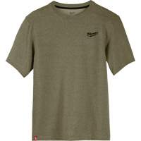 Hybrid Work Tee Shirt, Men's, Small, Green Haskins Industrial Inc.