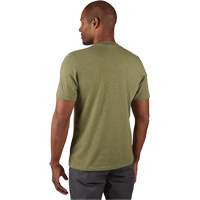 Hybrid Work Tee Shirt, Men's, Small, Green Haskins Industrial Inc.