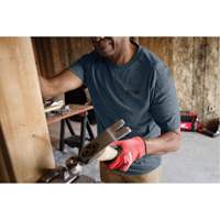 Hybrid Work Tee Shirt, Men's, Small, Blue Haskins Industrial Inc.