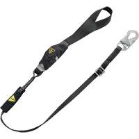 V-Series Utility Energy Absorbing Lanyard, 6', Snap Hook Center, Snap Hook Leg Ends, Nylon Haskins Industrial Inc.
