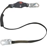 Anti-Corrosion Energy Absorbing Lanyard, 6', Rebar Hook Center, Snap Hook Leg Ends, Polyester Haskins Industrial Inc.