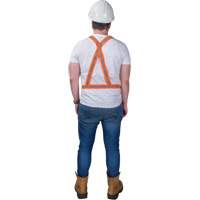 Traffic Harness, High Visibility Orange, Silver Reflective Colour, Medium Haskins Industrial Inc.