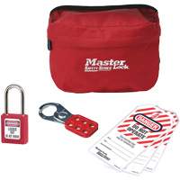 Trousse de cadenassage personnalis&eacute;e avec cadenas en thermoplastique Zenex, 6 composants compris Haskins Industrial Inc.