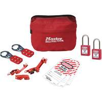 Trousse de cadenassage avec serrures en thermoplastique Zenex, Ensemble &eacute;lectrique, 11 composants compris Haskins Industrial Inc.
