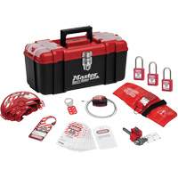 Standard Personal Lockout Kit with Zenex Thermoplastic Locks, Valve Kit, 13 Components Haskins Industrial Inc.