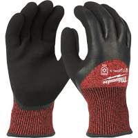 Winter Cut-Resistant Gloves, Size X-Large, 15 Gauge, Rubber Latex Coated, ANSI/ISEA 105 Level 3 Haskins Industrial Inc.