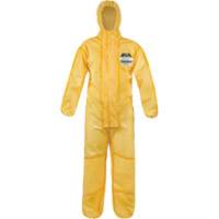 ChemMax&reg; 1 Coveralls, Polyethylene/Polypropylene, Small, Yellow Haskins Industrial Inc.