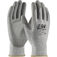 Gants r&eacute;sistants aux coupures G-Tek PolyKor, Taille T-petit, Calibre 13, Rev&ecirc;tement Polyur&eacute;thane, Enveloppe en Fil technique, ANSI/ISEA 105 niveau 3 Haskins Industrial Inc.