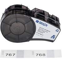 Aggressive Adhesive Multi-Purpose Labels with Ribbon, Black Haskins Industrial Inc.