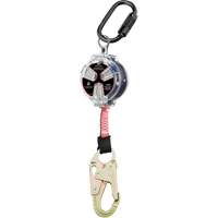 Dynamic Small Snap Hook Self-Retracting Lifeline, 6', Polyester, Swivel Haskins Industrial Inc.