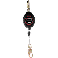 Dynamic Self-Retracting Lifeline, 20', Galvanized Steel, Swivel Haskins Industrial Inc.