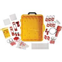 Station de cadenassage &eacute;lectrique avec cadenas de s&eacute;curit&eacute; en nylon &agrave; cl&eacute; identique, Cadenas Plastique, Capacit&eacute; de 55, Cadenas Compris Haskins Industrial Inc.