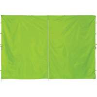 Paroi de tente &agrave; d&eacute;ploiement SHAX 6096 avec fermeture &agrave; glissi&egrave;re Haskins Industrial Inc.