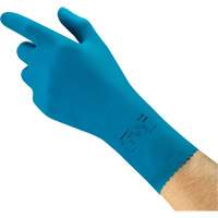 Gants r&eacute;sistants aux produits chimiques AlphaTec 88-356 pour l'industrie alimentaire, Taille 7, 12" lo, Latex de caoutchouc, 17 mils Haskins Industrial Inc.