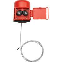 Verrou de soupape sans poign&eacute;e avec c&acirc;ble, Type Sph&eacute;rique/Vanne Haskins Industrial Inc.