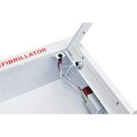 Semi-Recessed Large Cabinet with Alarm, Zoll AED Plus&reg;/Zoll AED 3/Cardio-Science/Physio-Control For, Non-Medical Haskins Industrial Inc.