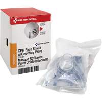 SmartCompliance&reg; Refill CPR Faceshield with One-Way Valve, Single Use Faceshield, Class 2 Haskins Industrial Inc.
