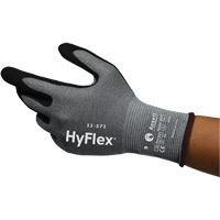 HyFlex&reg; 11-571 Cut-Resistant Gloves, Size 5, 15 Gauge, Nitrile Coated, Nylon/HPPE/Spandex Shell, ASTM ANSI Level A4/EN 388 Level D Haskins Industrial Inc.