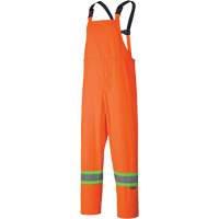 5598 Lightweight Waterproof Rain Suit, Polyester/PVC, Small, High Visibility Orange Haskins Industrial Inc.