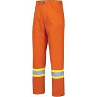 4461 Ultra-Cool Safety Pants, Cotton, 30, High Visibility Orange Haskins Industrial Inc.