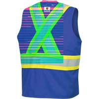 7730 FR-Tech&reg; Flame-Resistant Arc Safety Vest, Small, Royal Blue, 10 cal/cm² Haskins Industrial Inc.