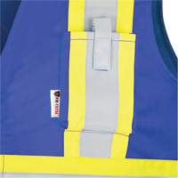 7730 FR-Tech&reg; Flame-Resistant Arc Safety Vest, Small, Royal Blue, 10 cal/cm² Haskins Industrial Inc.