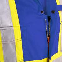 7706T FR-Tech&reg; Flame-Resistant Coverall with Leg Zippers, Size 40 (Tall), Royal Blue, 9.7 cal/cm² Haskins Industrial Inc.