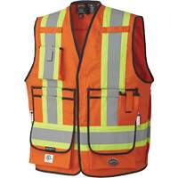 7732 FR-Tech&reg; Flame-Resistant Arc Surveyor's Vest, Small, High Visibility Orange, 9.7 cal/cm² Haskins Industrial Inc.