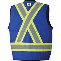 7733 FR-Tech&reg; Flame-Resistant Arc Surveyor's Vest, Small, Royal Blue, 9.7 cal/cm² Haskins Industrial Inc.
