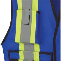 7733 FR-Tech&reg; Flame-Resistant Arc Surveyor's Vest, Small, Royal Blue, 9.7 cal/cm² Haskins Industrial Inc.