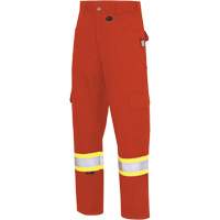 7765 FR-Tech&reg; 88/12 Arc Rated High-Visibility Safety Cargo Pants, 30, x 32, High Visibility Orange, 10 cal/cm² Haskins Industrial Inc.