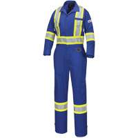 7704W FR-Tech&reg; Women's FR/Arc-Rated Coveralls, Size X-Small, Royal Blue, 10 cal/cm² Haskins Industrial Inc.