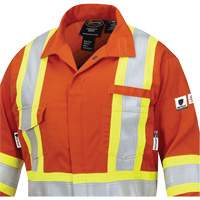 7702W FR-Tech&reg; Women's FR/Arc-Rated Coveralls, Size X-Small, High Visibility Orange, 10 cal/cm² Haskins Industrial Inc.