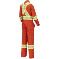 7702W FR-Tech&reg; Women's FR/Arc-Rated Coveralls, Size X-Small, High Visibility Orange, 10 cal/cm² Haskins Industrial Inc.