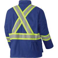 5523 Flame-Resistant Safety Parka, Small, Royal Blue, 58 cal/cm² Haskins Industrial Inc.
