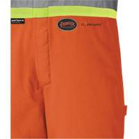 5534A Flame-Resistant Quilted Safety Overalls, Small, Orange Haskins Industrial Inc.