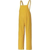 577P Storm Master&reg; Bib Pants, Small, Polyester/PVC, Yellow Haskins Industrial Inc.