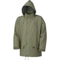 D7000 Stretch Rain Jacket, Polyurethane, X-Small, Green Haskins Industrial Inc.