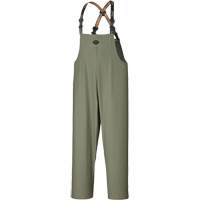 D7020 Dry King&reg; Stretch Bib Pants, X-Small, Polyurethane, Green Haskins Industrial Inc.