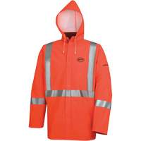 576J Veste de pluie ignifuge haute visibilit&eacute;, Petit, Orange haute visibilit&eacute; Haskins Industrial Inc.