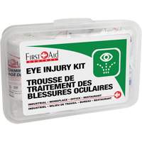 Eye Injury Kit, Plastic Box Haskins Industrial Inc.