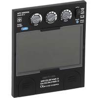 Advantage Plus Large Variable Shade Auto Darkening Filter, 5-1/4" W x 4-1/2" H Viewing Area, For Use With S26200 Haskins Industrial Inc.