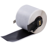Multi-Purpose Label Tape, Vinyl, Black, 1.9" Width Haskins Industrial Inc.