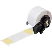 Self-Laminating Wrap-Around Wire & Cable Labels, Vinyl, 1" L x 2.5" H, White Haskins Industrial Inc.