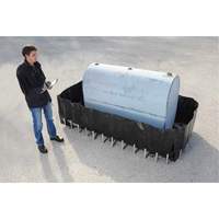 Ultra-275 Containment Sump&reg; Flexible Fuel Tank Container without Drain, 102" L x 48" W, 400 US gal. Capacity Haskins Industrial Inc.