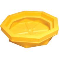 Ultra-Drum Tray sans grille, 32" lo x 32" la x 8,1" h, Cap. de d&eacute;versement 22,8 gal. US Haskins Industrial Inc.
