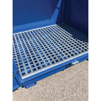Ultra-Hard Top S4 Steel Spill Pallet, 61" L x 54.4" W x 52" H, 4700 lbs. Load Capacity Haskins Industrial Inc.